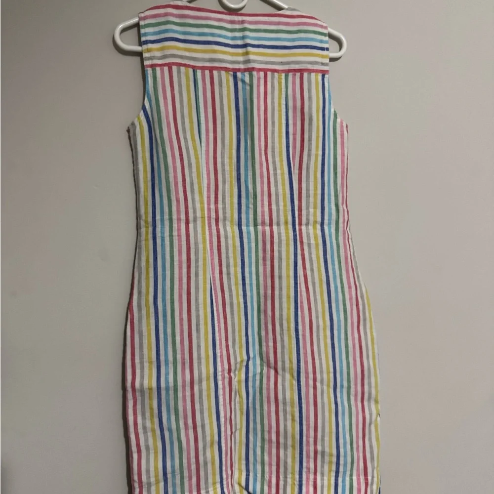 Boden Striped Midi Dress in Multicolor - Picture 4 of 8